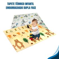 Tapete Tatame Térmico Infantil Atividade Dupla Face Emborrachado Dobrável Macio 2m x 1,5m