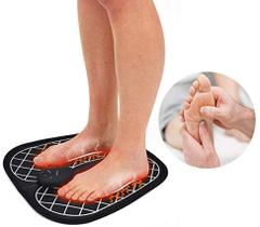 Tapete Terapia Pes Massagem EMS Eletroestimulação Musculos A Pilha