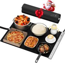 Tapete Térmico para Aquecimento de Alimentos VTAR com Controle de Temperatura em Duas Zonas, Preto Tapete Térmico para Aquecimento de Alimentos VTAR com Controle de Temperatura em Duas Zonas, Preto
