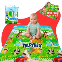 Tapete Térmico Tatame Gigante Infantil Emborrachado Impermeável Educativo Atividades Bebê 180x120cm Com Bolsa