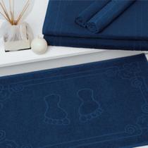 Tapete Toalha De Piso Banheiro Algodão Antiderrapante