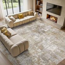 Tapete Tortania 10x12 Lavável Macio Antiderrapante Marrom Cinza Tapete Tortania 10x12 Lavável Macio Antiderrapante Marrom Cinza