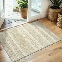 Tapete Tosuoka 2x3 para sala de estar, quarto e escritório marrom Tapete Tosuoka 2x3 para sala de estar, quarto e escritório marrom