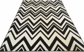 Tapete Trio 0148 Black White Onix 2x2,5m São Carlos