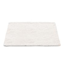 Tapete TTLOJ Retangular de Veludo Macio 128x98 cm Branco Tapete TTLOJ Retangular de Veludo Macio 128x98 cm Branco