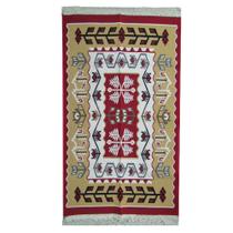 Tapete Turco Kilim Dupla Face - 120x180cm - Tapetes de Luxo para um Lar Elegante e Acolhedor - Toque de Realeza!