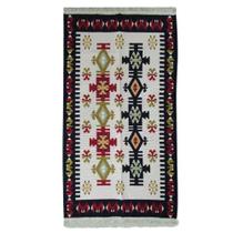 Tapete Turco Kilim Dupla Face - 140x215cm - Adicione Estilo à Sua Casa com Tapetes de Luxo - Elegante com Design Clássico!