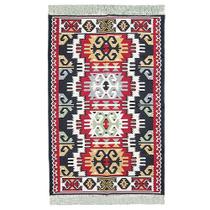 Tapete Turco Kilim Dupla Face - 140x215cm - Adicione Estilo à Sua Casa com Tapetes de Luxo - Elegante com Design Clássico!