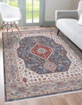 Tapete Turco Para Sala Coliseo 06 -300 x 400cm Cinza Tapete Turco Para Sala Coliseo 06 -300 x 400cm Cinza