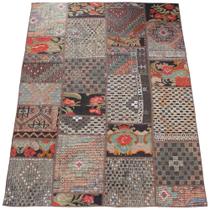 Tapete Turco Reloaded Patchwork Floral Aubusson Francês Karabagh 2,07 x 3,00m