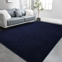 Tapete TWINNIS 122x183 cm Espuma viscoelástica macia azul marinho