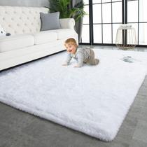Tapete TWINNIS 305x427cm Fluffy Soft Plush Interior Branco