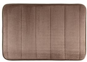 Tapete Ultra Absorvente 60x40cm Soft Antiderrapante 100% Poliéster Cáqui