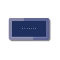 Tapete Ultra Absorvente Antiderrapante Banheiro Retangular