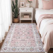Tapete ULTSOFE Vintage Floral Lavável para Cabeceira 90x150cm Rosa