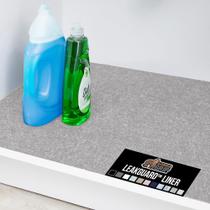 Tapete Under Sink Mat Gorilla Grip LeakGuard, não adesivo, cinza claro Tapete Under Sink Mat Gorilla Grip LeakGuard, não adesivo, cinza claro