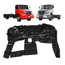 Tapete Verniz Vinil Preto Com Capô Caminhão Mb 1620 ate 2011 Tapete Verniz Vinil Preto Com Capô Caminhão Mb 1620 ate 2011