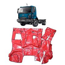 Tapete vinil caminhao ford cargo vermelho