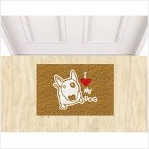 Tapete Vinil I Love My Dog Eu Amo o Meu Cachorro 60X40 cm.