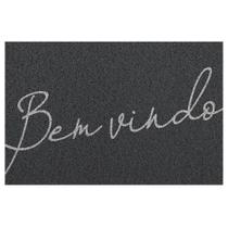 Tapete Vinil Light Bem Vindo 40cm x 60cm - Cinza