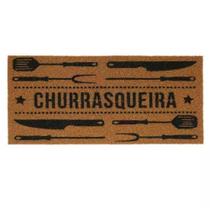 Tapete Vinil Super Print Churrasqueira 40cm X 75cm- - Marrom