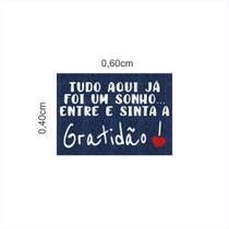 Tapete Vinil Tudo Aqui Já Foi Um Sonho Gratidão Casa Portas. Tapete Vinil Tudo Aqui Já Foi Um Sonho Gratidão Casa Portas.