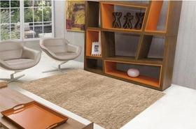 Tapete VIP 1,40 m x 2,00 m JOLITEX havana pelos baixo e macio anti-derrapante. - JOLITEX TERNILLE