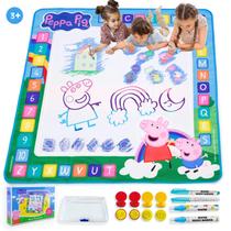 Tapete Water Doodle LUPPA Peppa Pig reutilizável para crianças 100 cm x 100 cm Tapete Water Doodle LUPPA Peppa Pig reutilizável para crianças 100 cm x 100 cm