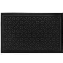 Tapete WaterKap 40x60cm Preto com Base de Borracha Antiderrapante. Para Retenção de Umidade - KAPAZI