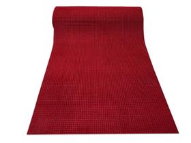 tapete waterkap vermelho com bordas flex preta