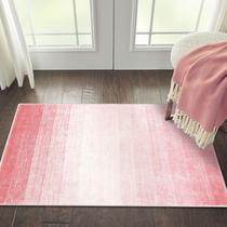 Tapete Wonnitar Modern Ombre Pink 60x90cm lavável para banheiro