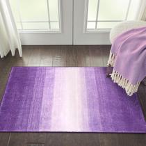 Tapete Wonnitar Modern Ombre Purple 60x90cm para banheiro lavável