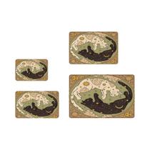 Tapete Yin Yang Para Gato, Tapete Macio Para Quarto E Sala De Estar, Tapete Criativo De Boas-Vindas