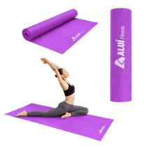 Tapete yoga eva impermeável 4mm textura antiderrapante aluí -