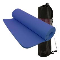 Tapete Yoga Mat - Colchonete Ginástica - Grande Premium 8mm 7145 azul