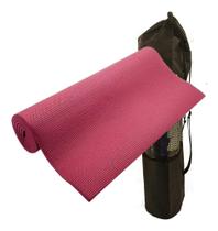 Tapete Yoga Mat - Colchonete Pilates Ginástica - Premium 8mm 7147 rosa