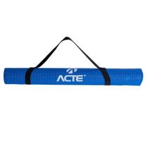 Tapete Yoga Mat em PVC -Alça Transporte Azul T11 Acte Sports