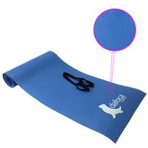 Tapete Yoga Mat Exercícios 50x180cm 5mm DF1032 Azul Dafoca Sports