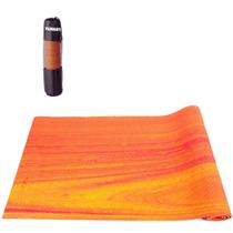 Tapete Yoga Mat Pilates em PVC 6mm Rainbow Com Bolsa Yangfit