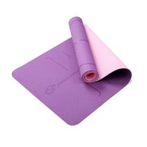 Tapete Yoga TPE Linha de Posição Pilates Anti-slip Colchonet