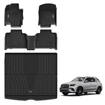 Tapetes 3W para Benz GLE 2020-2026, ajuste personalizado em TPE