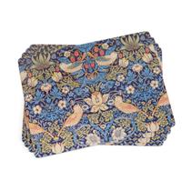 Tapetes americanos Pimpernel Morris & Co Strawberry Thief Blue x4 Tapetes americanos Pimpernel Morris & Co Strawberry Thief Blue x4