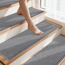Tapetes Antiderrapantes para Escada COSY HOMEER 71 x 23 cm, Carpete Antiderrapante, 4 Peças