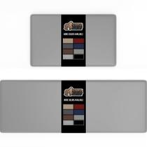 Tapetes antifadiga Gorilla Grip Kitchen Floor, 2 peças, cinza