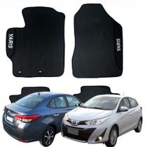 Tapetes Borracha PVC Flexível Próprio Pra Veículos Toyota Yaris 2018 em diante - V6673