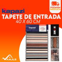 Tapetes Capacho Para Porta Antiderrapante Veludo 40X60