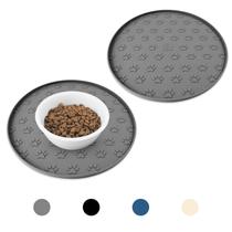 Tapetes de Alimentação para Pets Ptlom - Silicone Dobrável e Antiderrapante