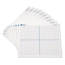 Tapetes de Apagamento a Seco Learning Resources - Conjunto com 10 Eixos X-Y (9x11)