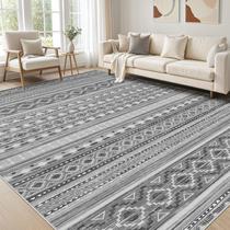 Tapetes de Área cotiled 8x10: Tapetes Boho Laváveis com Base Antiderrapante, Tapete Grande Macio para Sala de Estar, Resistente a Manchas, para Quarto, Sala de Jantar, Decoração Leve para Casa Bege Cinza Tapetes de Área cotiled 8x10: Tapetes Boho Laváveis com Base Antiderrapante, Tapete Grande Macio para Sala de Estar, Resistente a Manchas, para Quarto, Sala de Jantar, Decoração Leve para Casa Bege Cinza