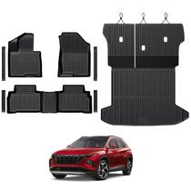 Tapetes de assoalho GALVAGNITE para Hyundai Tucson 2022-2026, versão a gasolina, conjunto